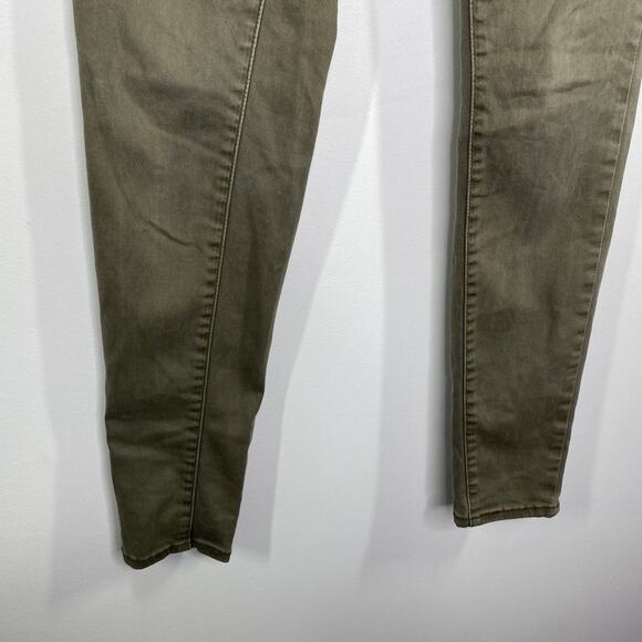 Levi's 710 Super Skinny Soft Kalamata Green Sateen Jeans Women's Size 27 x 30 - Picture 4 of 11